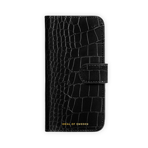iDeal Of Sweden - Magnet Wallet+ Black Croco - iPhone 13, 14 & 16E